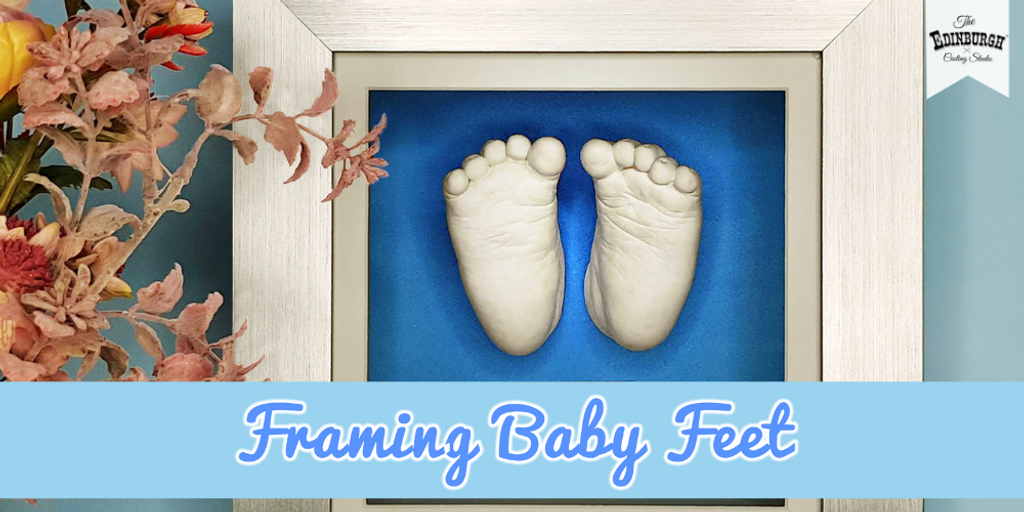 How to Frame Baby Feet Casts