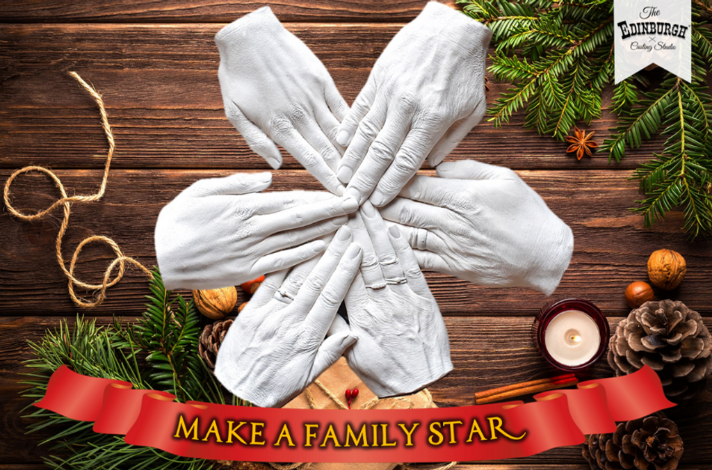 How to Create a Star-Shaped Family Hand Casting