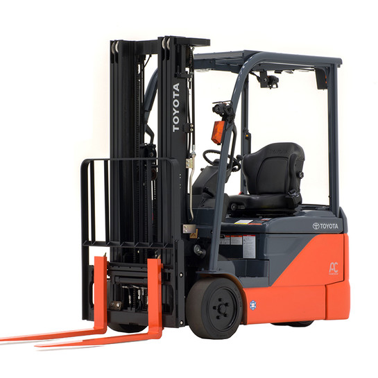 3,500 lb. 3-Wheel Electric Warehouse Forklift