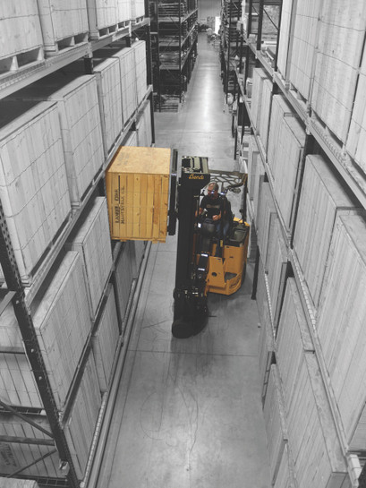 Bendi Narrow Aisle Articulating Electric Forklift