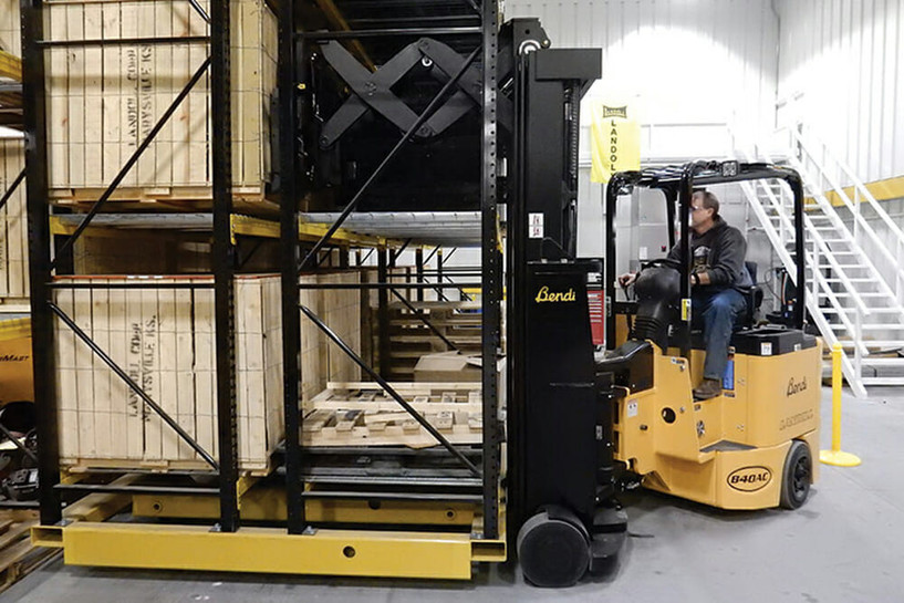 Bendi Narrow Aisle Deep Reach Electric Forklift