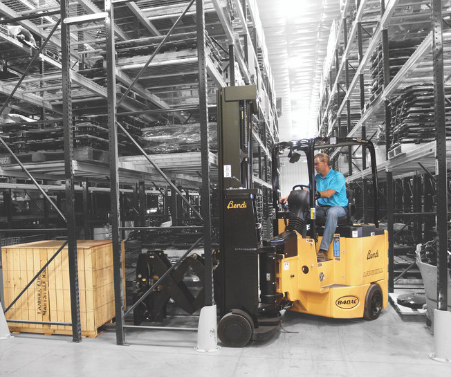 Bendi Narrow Aisle Deep Reach Electric Forklift