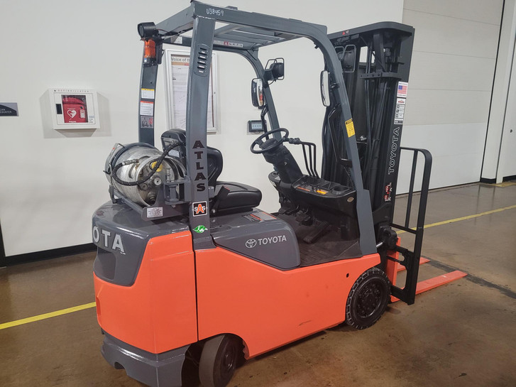 Used 3500 lb Toyota Core IC Cushion Forklift 8FGCU18