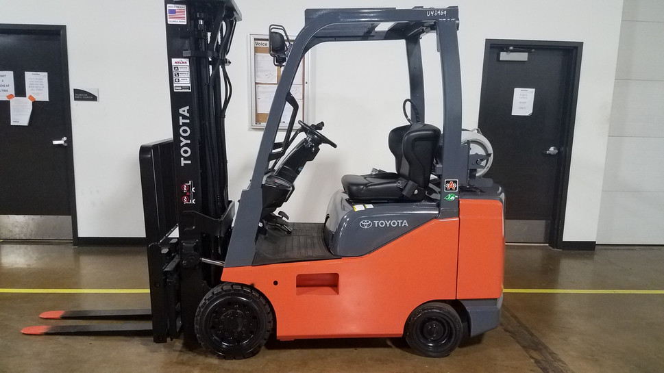 Used 4000 lb Toyota Core IC Cushion Forklift 8FGCSU20