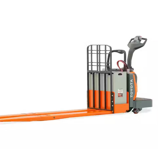Toyota End-Controlled Rider Pallet Jack