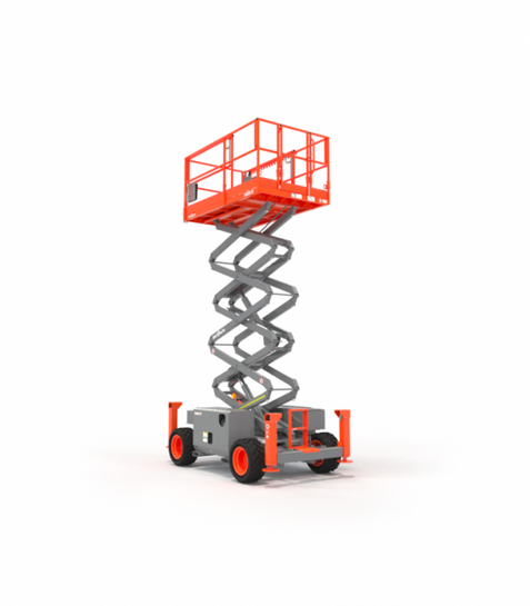 Skyjack Rough Terrain Scissor Lift (107" Length) SJ6832 RT