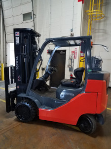 Used 8000 lb Toyota Large IC Cushion Forklift 8FGC35U