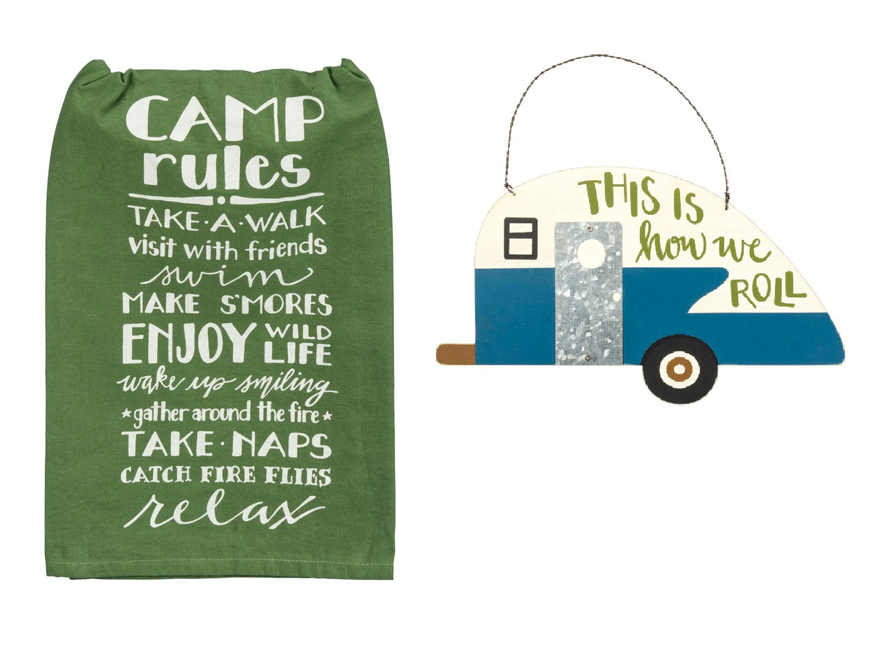 Kay Dee Designs 2 Piece Camping Kitchen Towel Set - Donna's Home Emporium