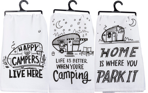 Life is Better When You're Camping - Tea Towel