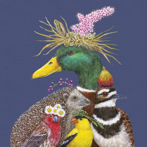 Paperproducts Design Beverage Napkin, Vicki Sawyer, There's Always A Showboat