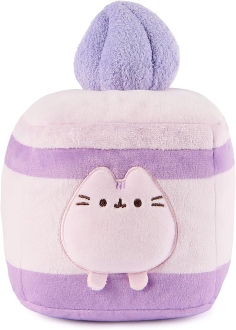 GUND Pusheen Lavender Spongecake Plush, Squishy Toy, Purple, 6”