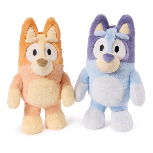 GUND Bluey 13" Plush Bundle, Bluey and Bingo Officially Licensed