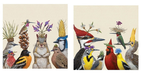 2 Pc Forest Festivities Beverage Napkins, Party Snacks and Woody's Annual Party