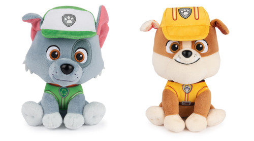 Paw Patrol Plush Bundle of 2, 6 inch Rocky and Rubble Paw Patrol Plush Bundle of 2, 6 inch Rocky and Rubble