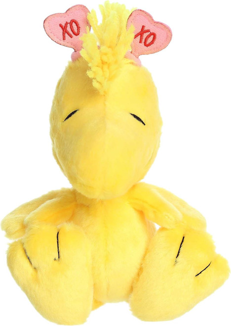 Aurora Timeless Peanuts Love On The Mind Woodstock Stuffed Animal - Yellow 6 Inches