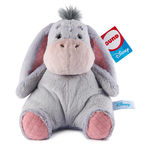 GUND Disney Official Eeyore Oh So Snuggly Plush, Winnie The Pooh, Grey, 12.5”