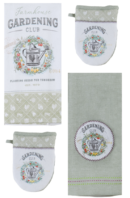 Kay Dee Designs 4 Pc Farmhouse Gardening Kitchen Bundle