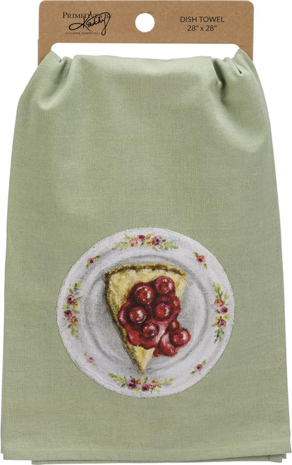 Primitives by Kathy Dessert is The Best Time of Day Kitchen Towel