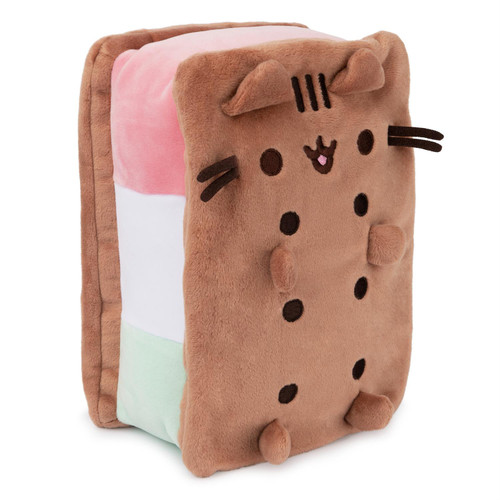 Pusheen Neapolitan Ice Cream Sandwich Pusheen, 9.5 in