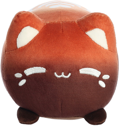 Aurora Enchanting Tasty Peach Catpuccino Meowchi Stuffed Animal - Brown 7 Inches