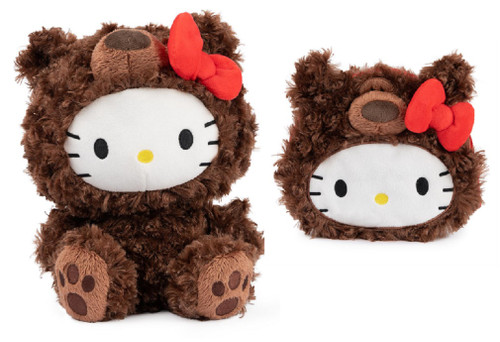 Gund Hello Kitty 10" Plush Bear And Matching Purse Bundle of 2
