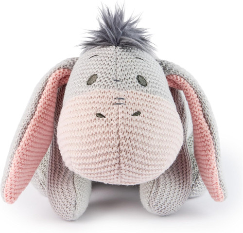 GUND Disney Official Eeyore Knit Plush, Winnie The Pooh, Gray, 10”
