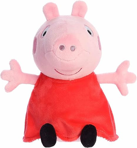 New Official Aurora Playful Peppa Pig Stuffed Animal Plush - Pink 9 Inches