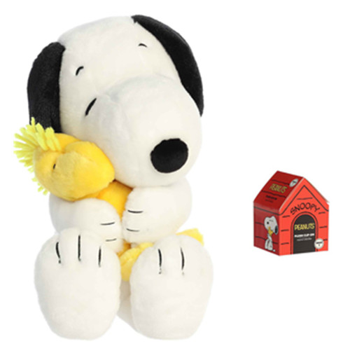 Aurora Snoopy 2 Piece Peanuts Plush Set, 12" Big Hugs and 3.5" Mystery Box