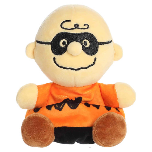 Aurora Halloween Peanuts Masked Charlie Brown Palm Pal Plush, 5 Inches