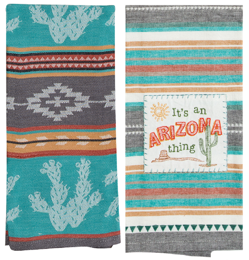 Kay Dee 2 Piece Home State of Arizona Kitchen Dish Towel Bundle of 2