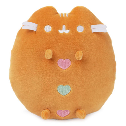 GUND Pusheen Gingerbread Squisheen, Brown/White, 6”