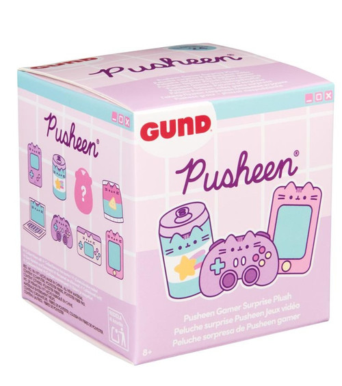 GUND Pusheen Gamer Surprise Plush Series #24 Mystery Box Plushies, 1 Count