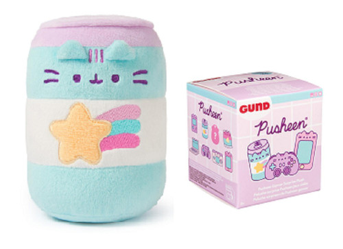 GUND Pusheen Gamer Plush Series #24 Mystery Box And Gamer Pop Can Plush Bundle