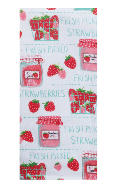 Kay Dee Designs Berry Basket Dual Purpose Terry Kitchen Dish Towel