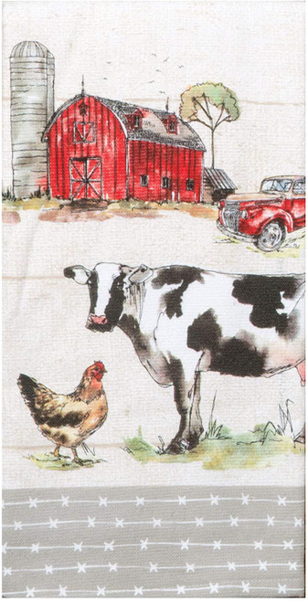 Kay Dee Designs Country Life Dual Purpose Dish Towel, 16 x 26, Various