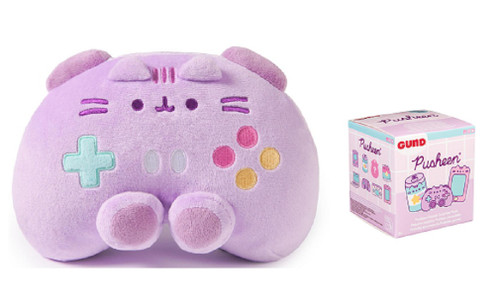 GUND Pusheen Gamer Plush Series #24 Mystery Box And Game Controller Plush Bundle