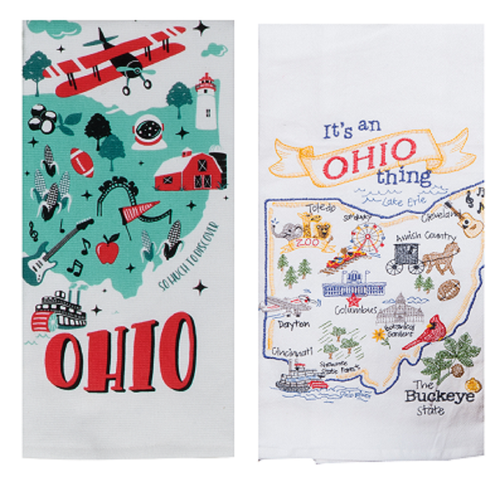 Kay Dee Designs 2 Piece Ohio Towel Bundle