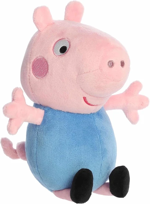 New Officially Licensed Aurora Playful Peppa Pig Brother George - Pink 8 Inches