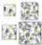 Boston International Ariella Silver Party Decor Bundle, Plates and Napkins