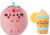 Gund Pusheen 11" Strawberry Squisheen and 9.5" Pineapple Float Bundle Gund Pusheen 11" Strawberry Squisheen and 9.5" Pineapple Float Bundle