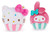 GUND Sanrio Cupcake Plush Bundle, 8" Hello Kitty & My Melody Officially Licensed