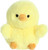 Aurora® Round Rolly Pet™ Chickadee Chick™ Stuffed Animal - Yellow 5 Inches