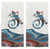 New Set of 2 Kay Dee Designs Southwest Vistas Gecko Dual Purpose Terry Towels