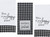 3 Piece Set Black White Farmhouse Happiness Cotton Kitchen Dish Towels