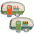 New Retro Pull Camper How We Roll Tea Towel And Salt Pepper Shakers 3 Piece Set