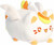Aurora Spooky Tasty Peach Candy Corn Pegasus Meowchi Stuffed Animal - White 8 Inches