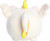 Aurora Spooky Tasty Peach Candy Corn Pegasus Meowchi Stuffed Animal - White 8 Inches