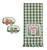 New 3 Piece Camper Salt and Pepper Shaker Set with Kitchen Tea Towel