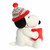 Aurora Peanuts Holiday 12" Plush Bundle, Winter Hat Snoopy and Santa Snoopy