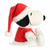 Aurora Peanuts Holiday 12" Plush Bundle, Winter Hat Snoopy and Santa Snoopy